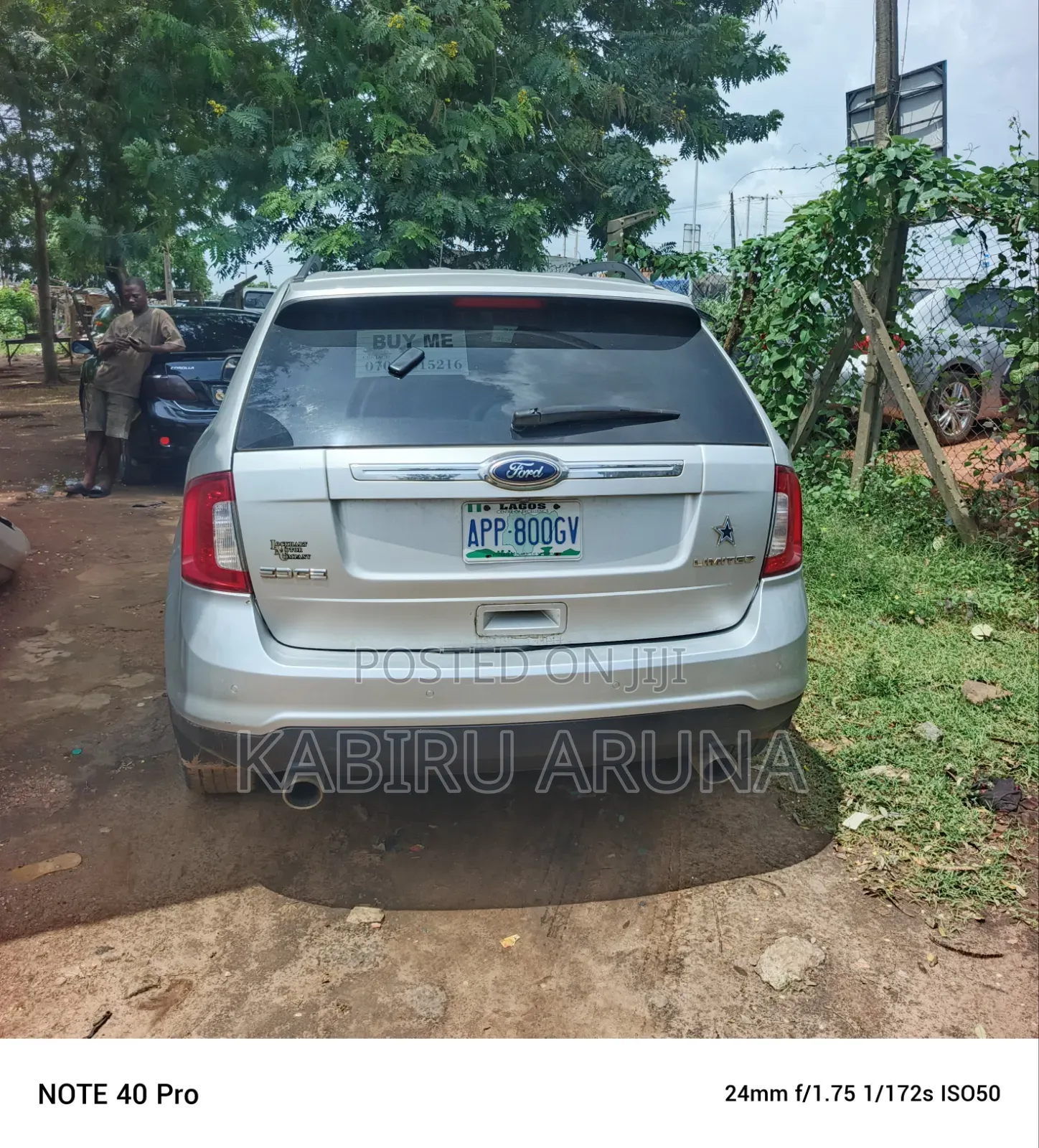 Ford Edge 2012 Silver