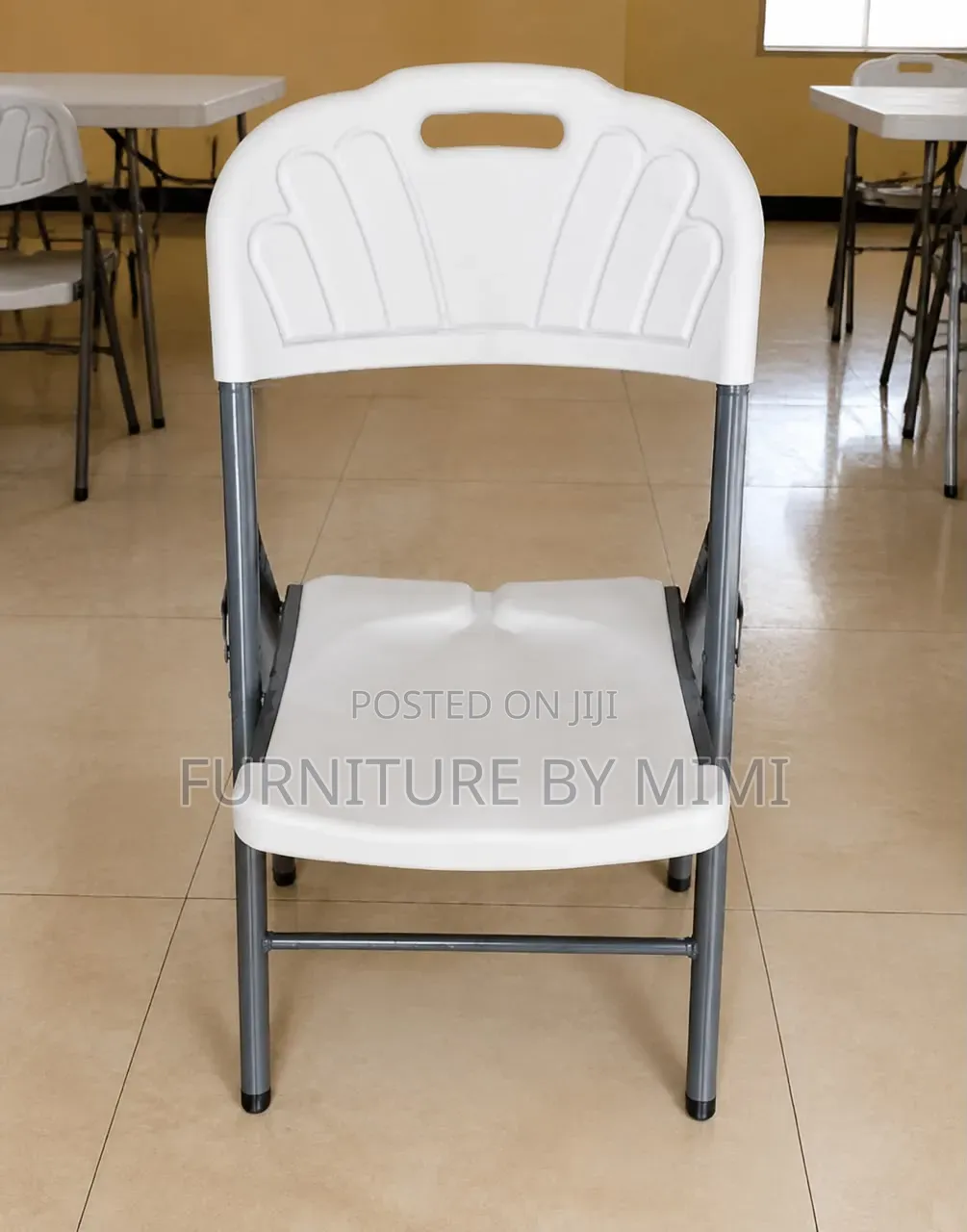 Premium White Folding Chairs for Events, Churches Training