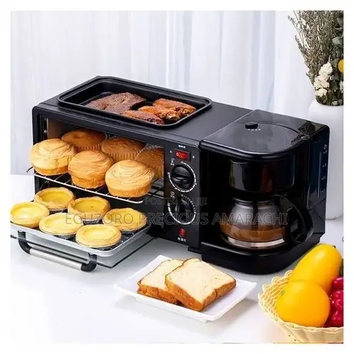 Silver Crest 3 in 1 Breakfast Maker - Oven, Grill, Coffee Maker