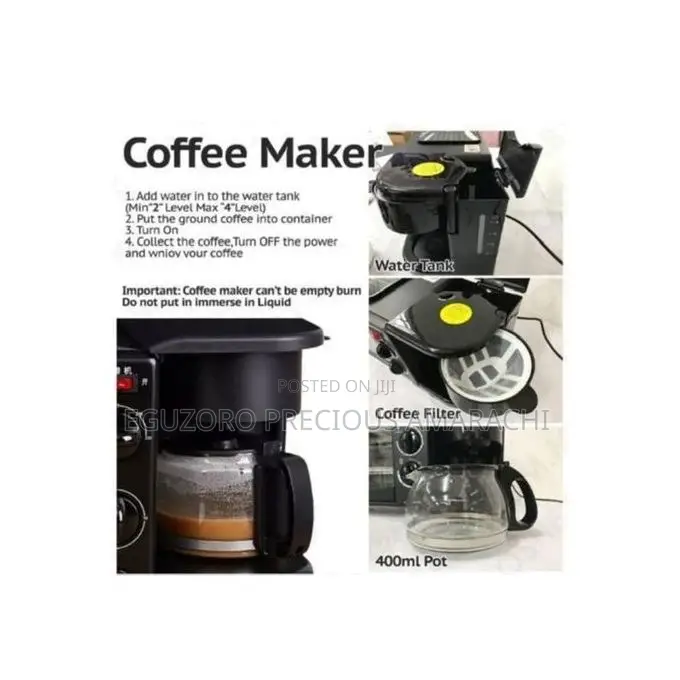 Silver Crest 3 in 1 Breakfast Maker - Oven, Grill, Coffee Maker