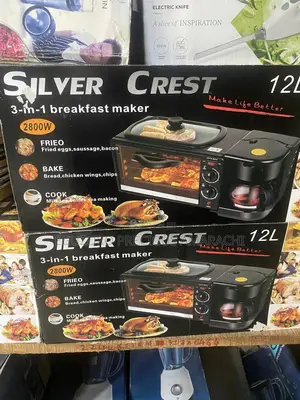 Silver Crest 3 in 1 Breakfast Maker - Oven, Grill, Coffee Maker
