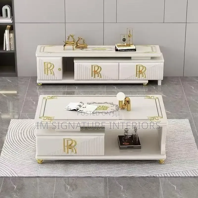 Royal Tv Console With Center Table