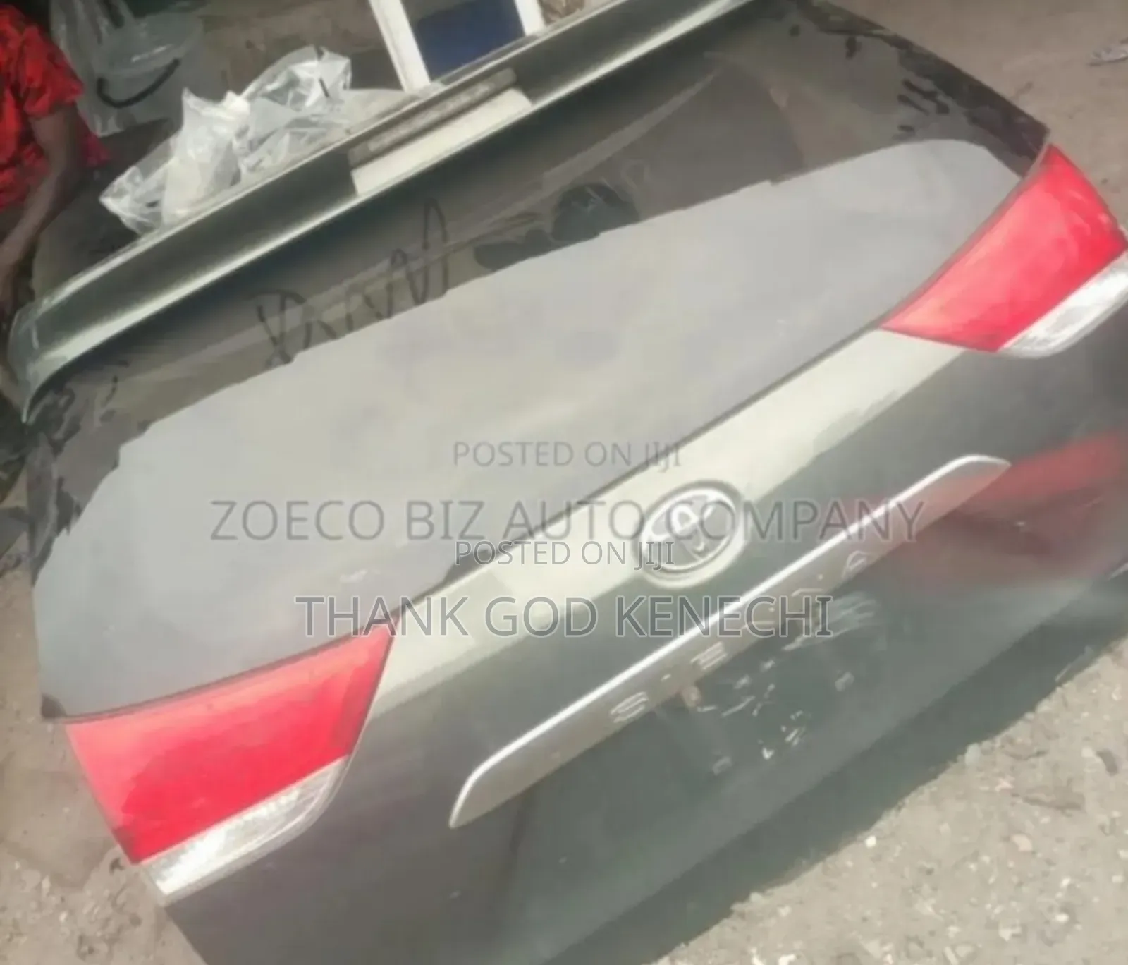 Complete Boot Sienna 2012 Model