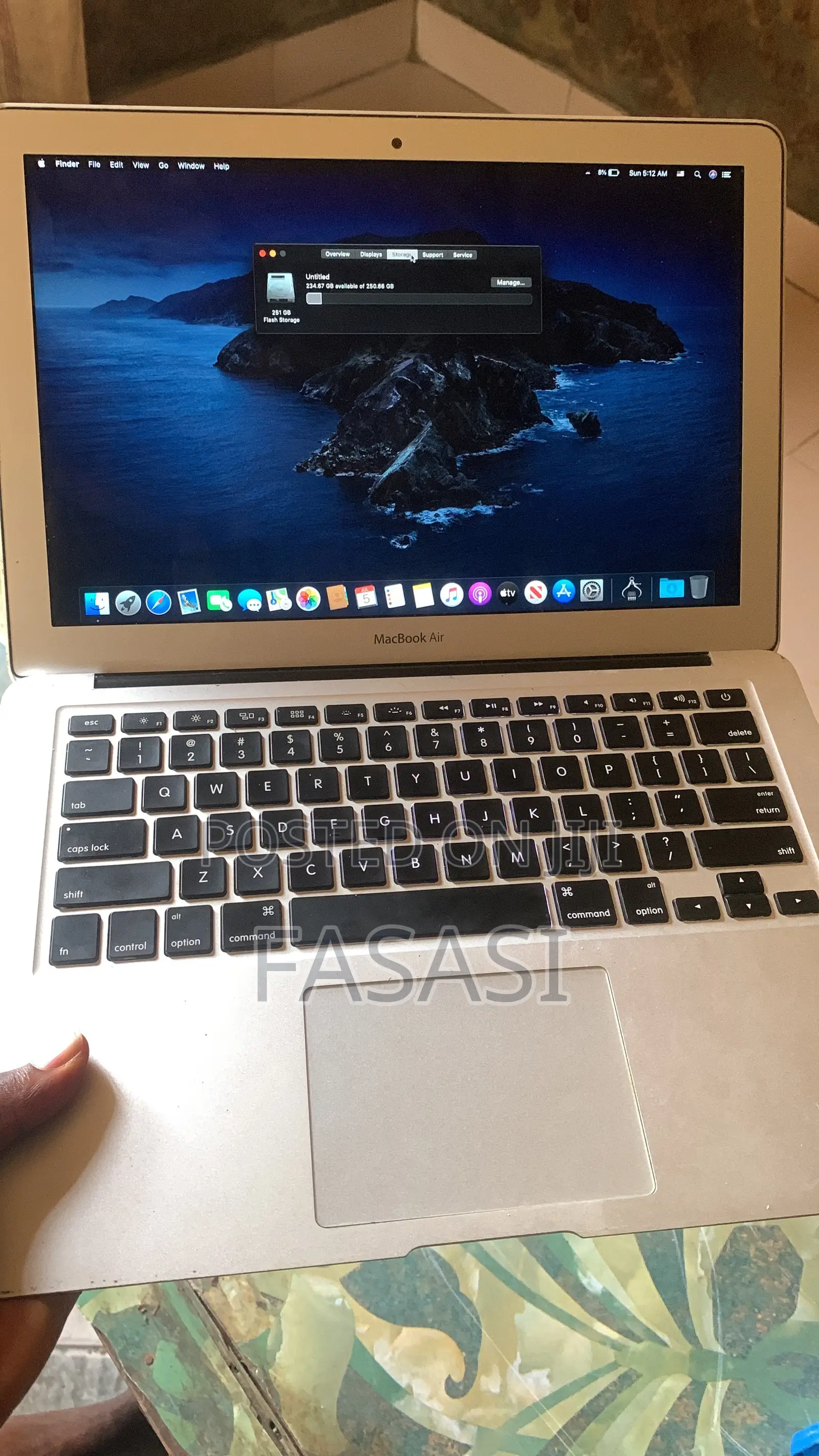 Laptop Apple MacBook Air 2012 4GB Intel Core i5 SSD 256GB