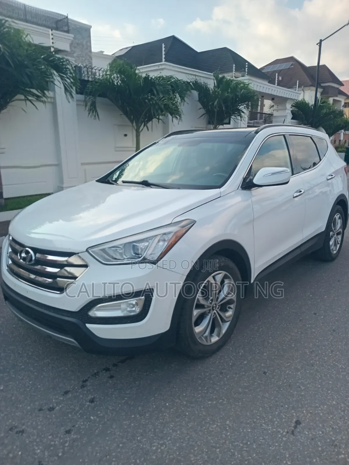 Hyundai Santa Fe 2015 White