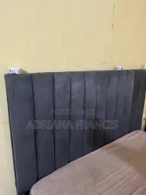 4.5 by 6 Bed Frame and Dressing Table With Mirror