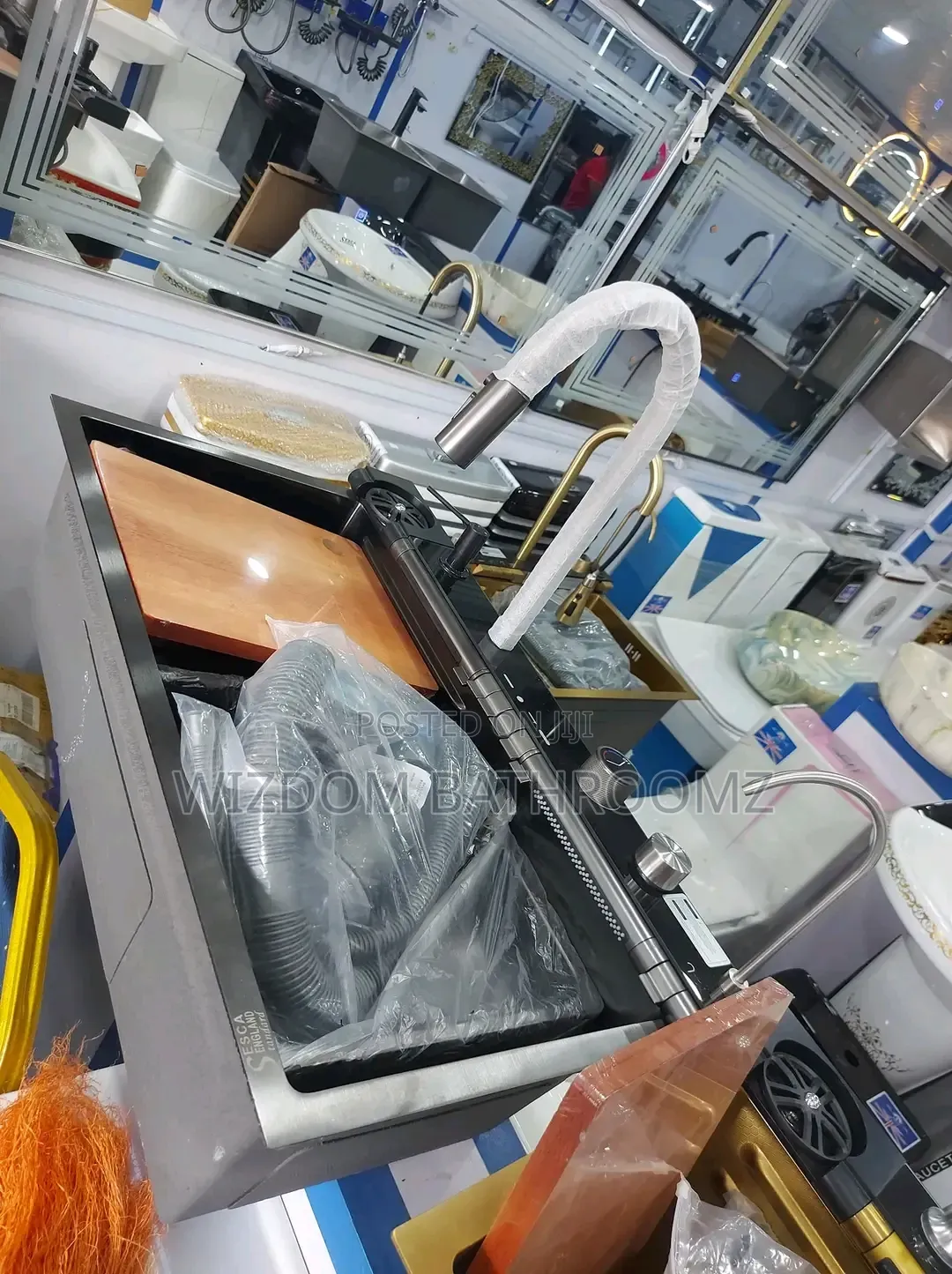 Executive White Kitchen Sink