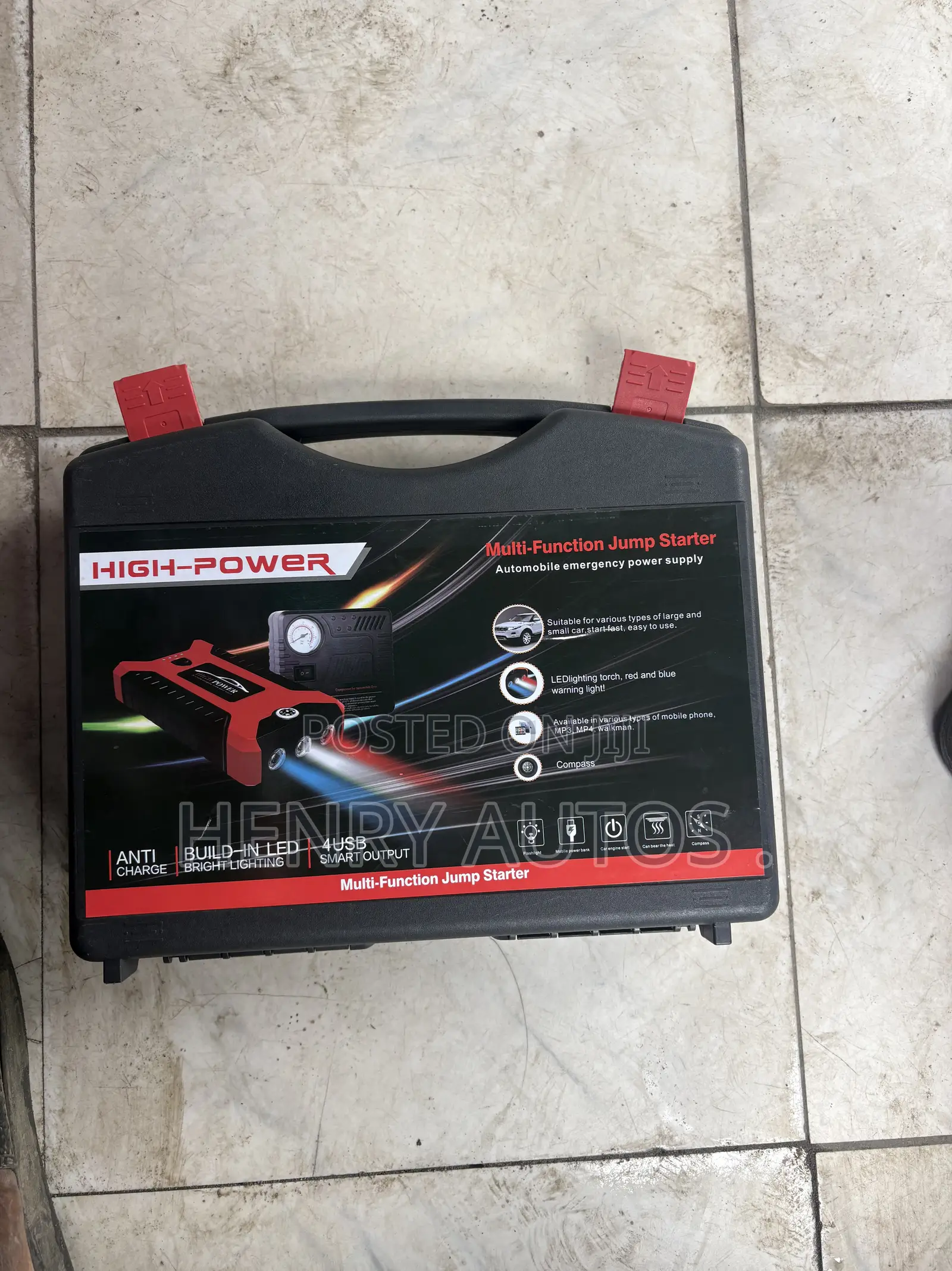 Multi-Function Jump Starter Automobile Emergency Power Supply