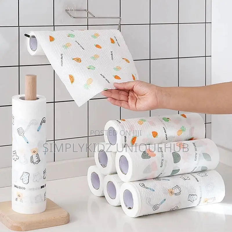 Reusable Wall-Mounted Kitchen Tissue Roll Holder