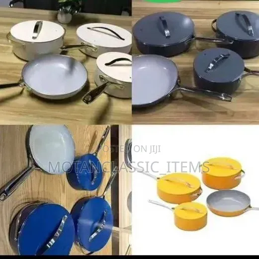 Ceramic Cookware Set (Quality) (Colli Brand)