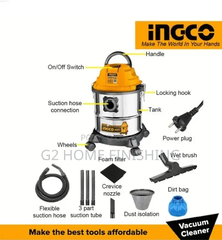 Ingcco Wet And Dry Vacuum Cleaner