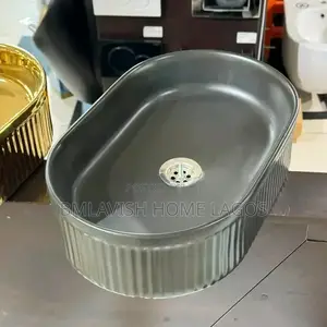Luxury Black Countertop Wash Hand Basin