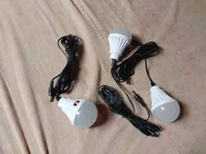 Cafini Solar Lighting System With Detachable Battery 3 Led Bulbs