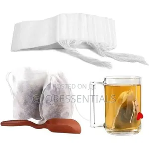 Empty Tea Bags –Disposable Drawstring Filter Bags for Tea,Herbs Spices