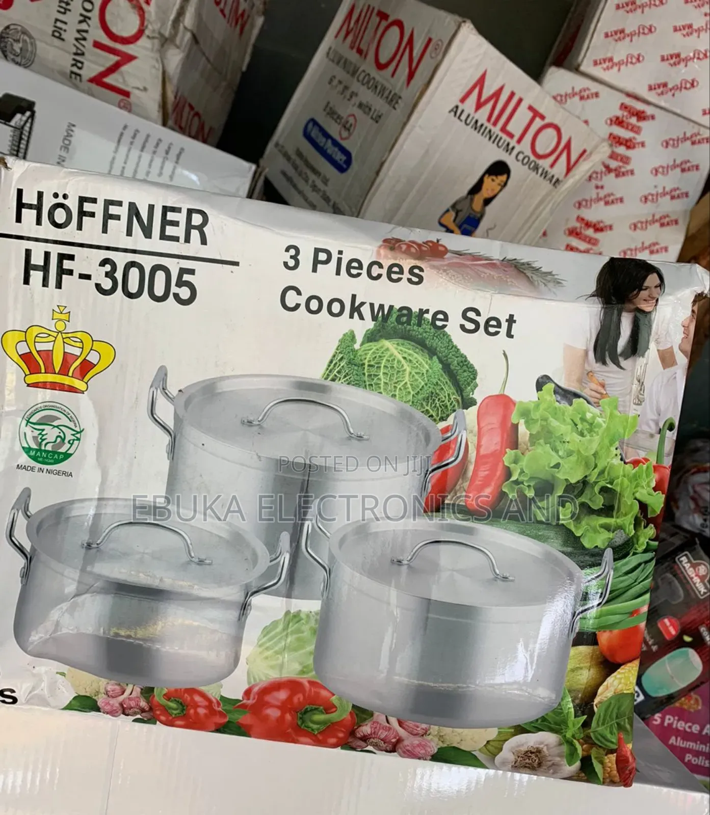 Hoffner (Hf-3005) 3-Pieces Cookware Set Is Available Now