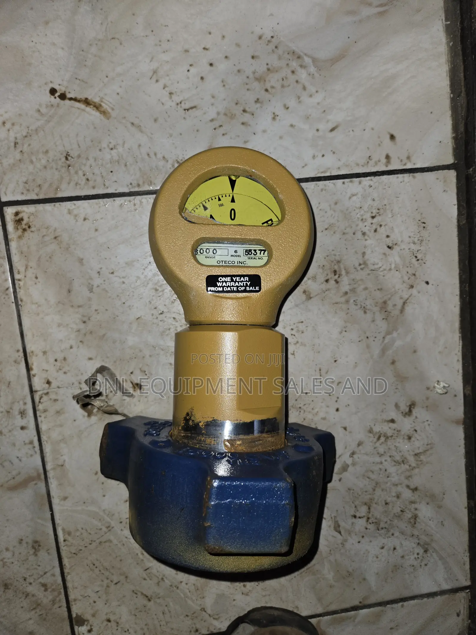 Oteco 6000psi Mud Pump Guage