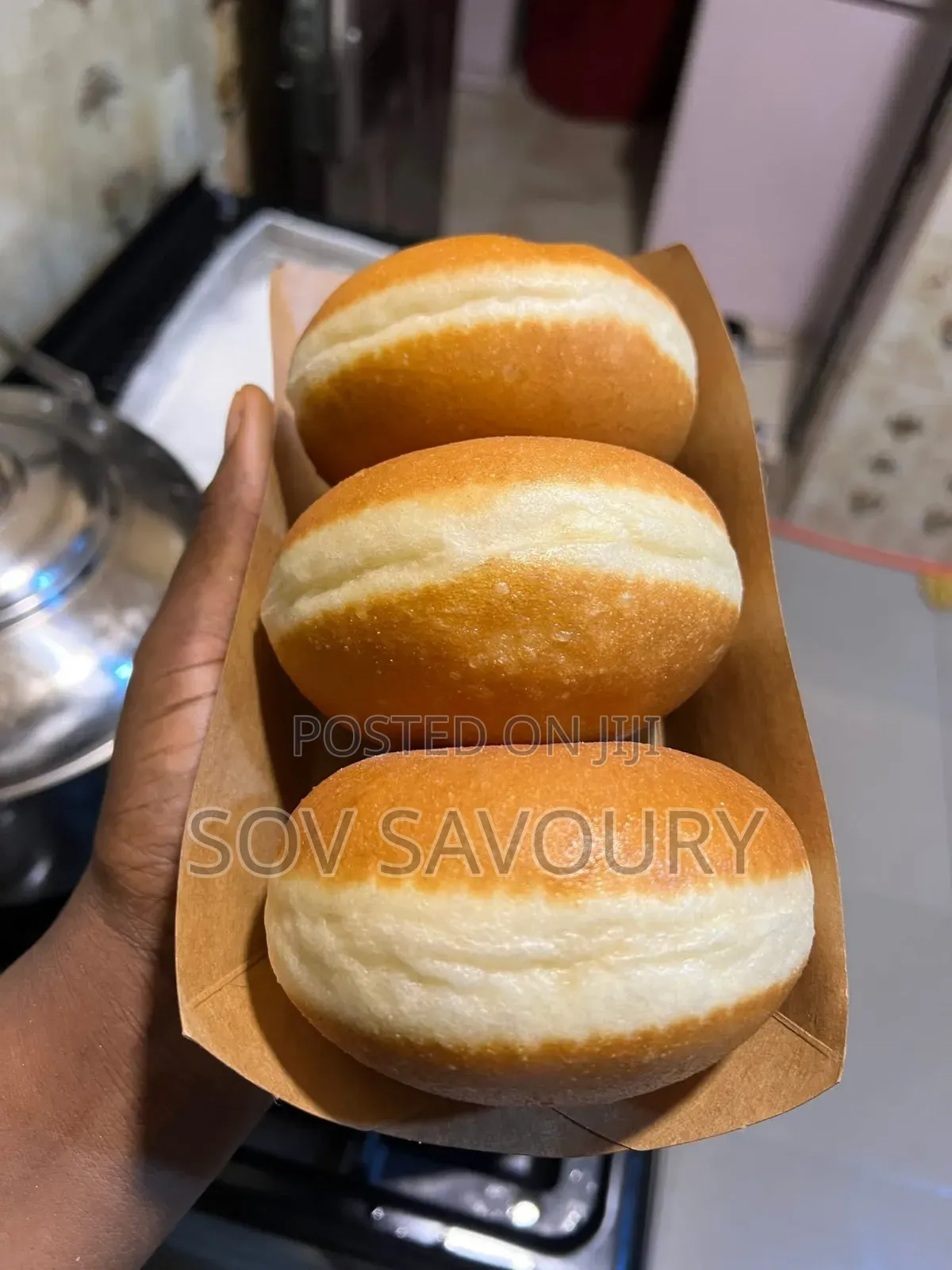 Soft Fluffy Donuts (3 Pcs) + Free Zobo Drink