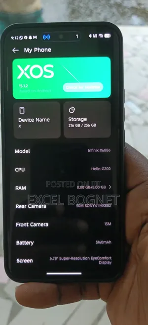 Infinix Hot 60 Pro+ 256 GB Black