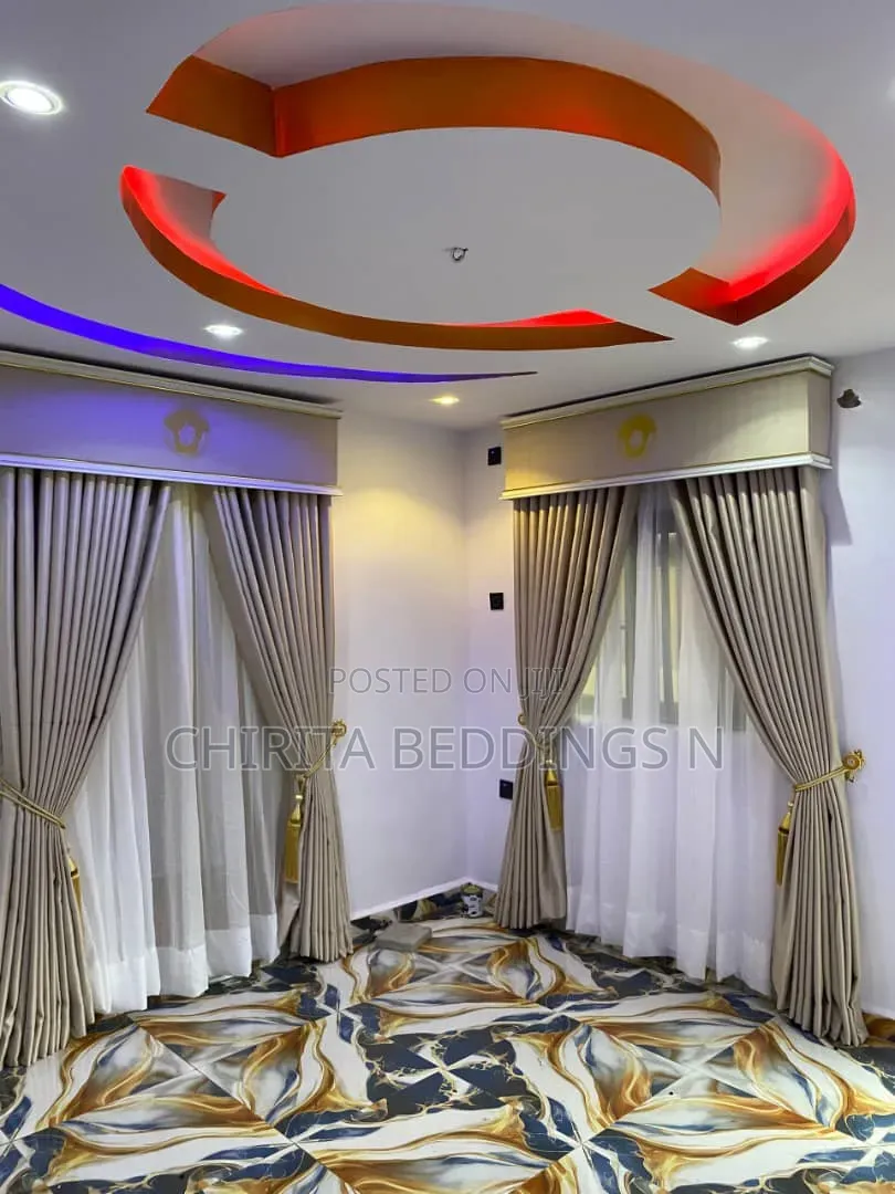 Window Curtain and Beautiful Board