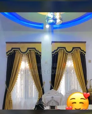 Window Curtain and Beautiful Board