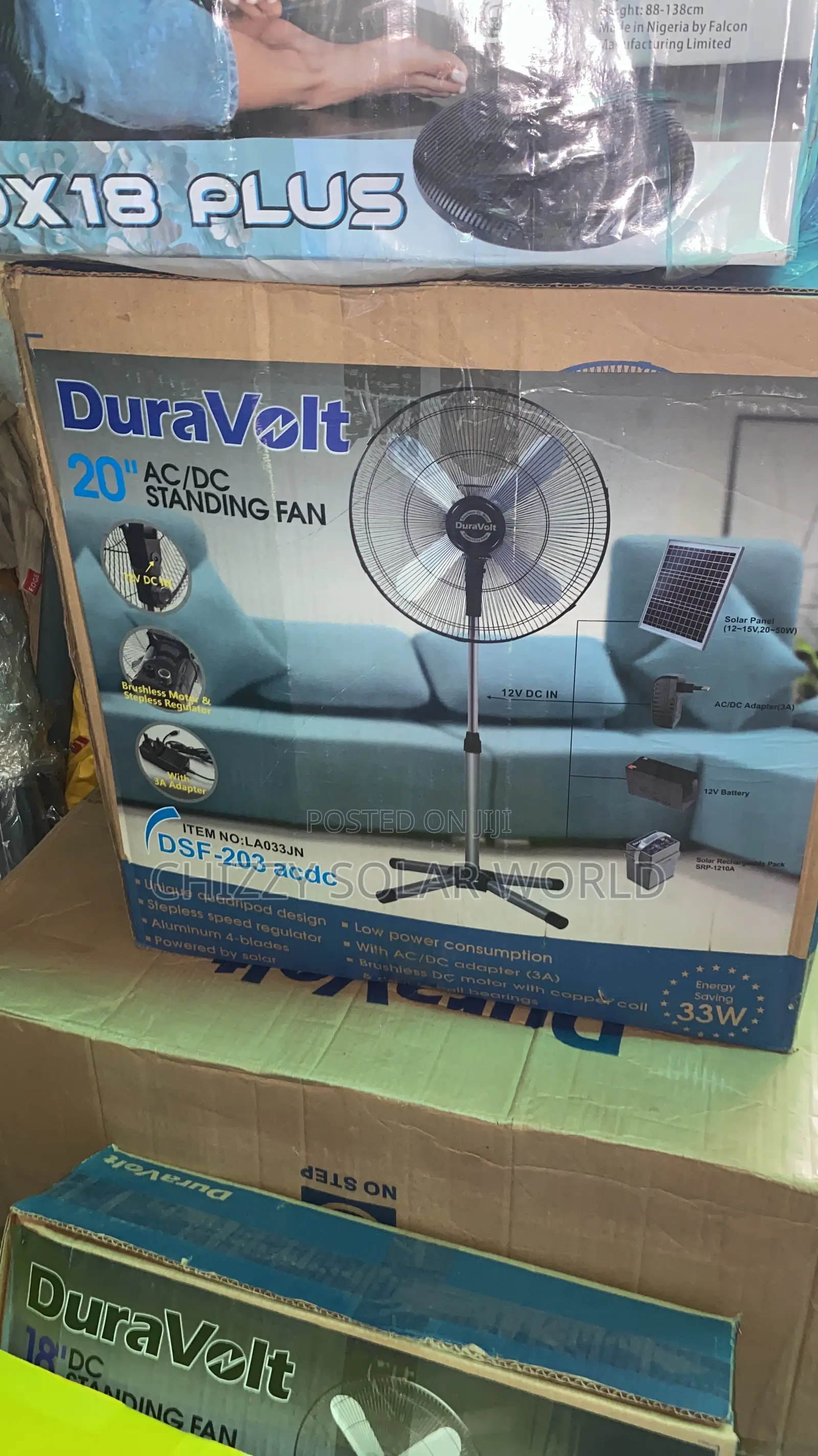 Duravolt Solar Fan