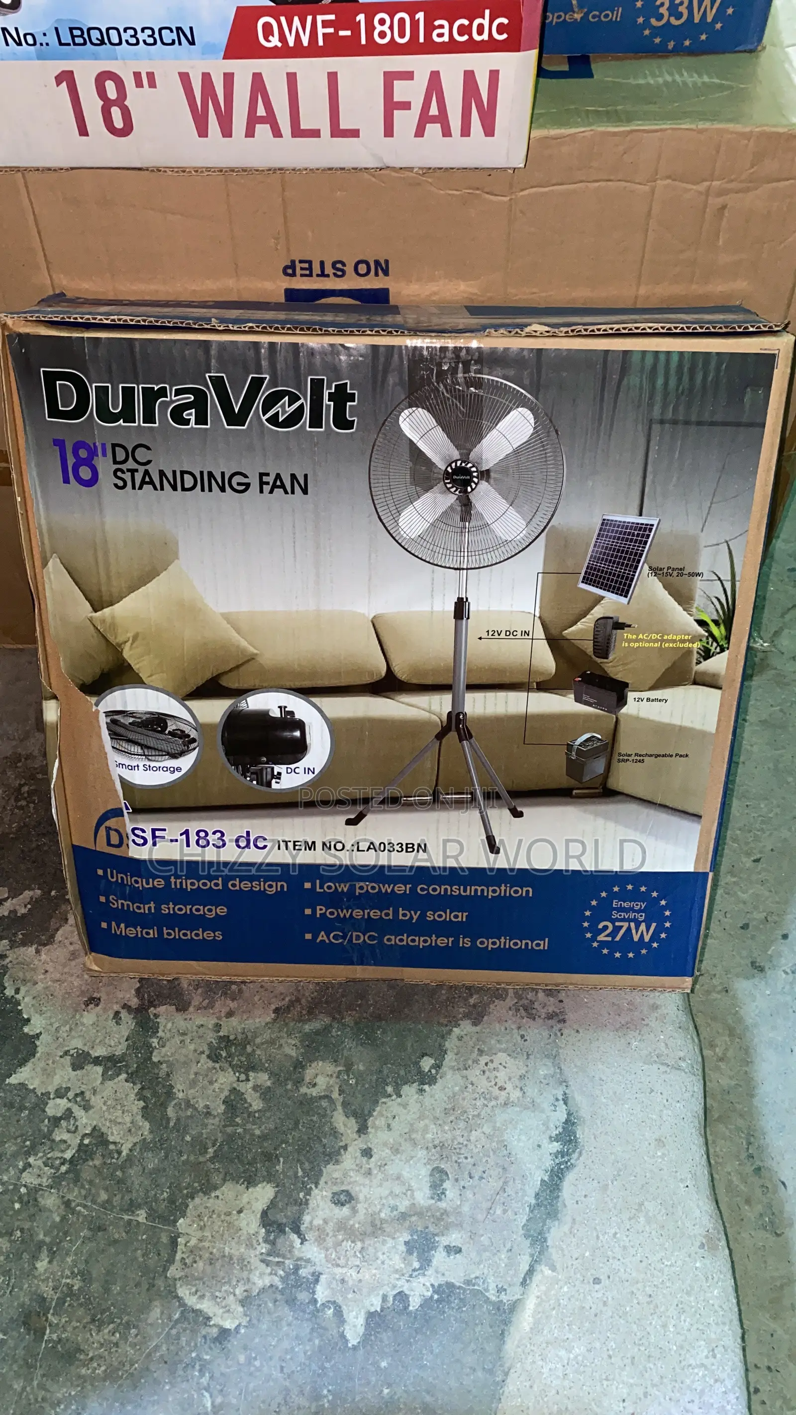 Duravolt Solar Fan