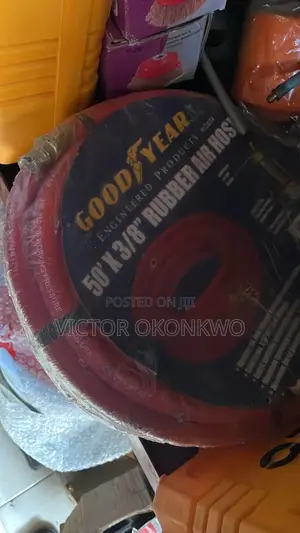 3/8” Rubber Air Hose for Air Compressor (50”)