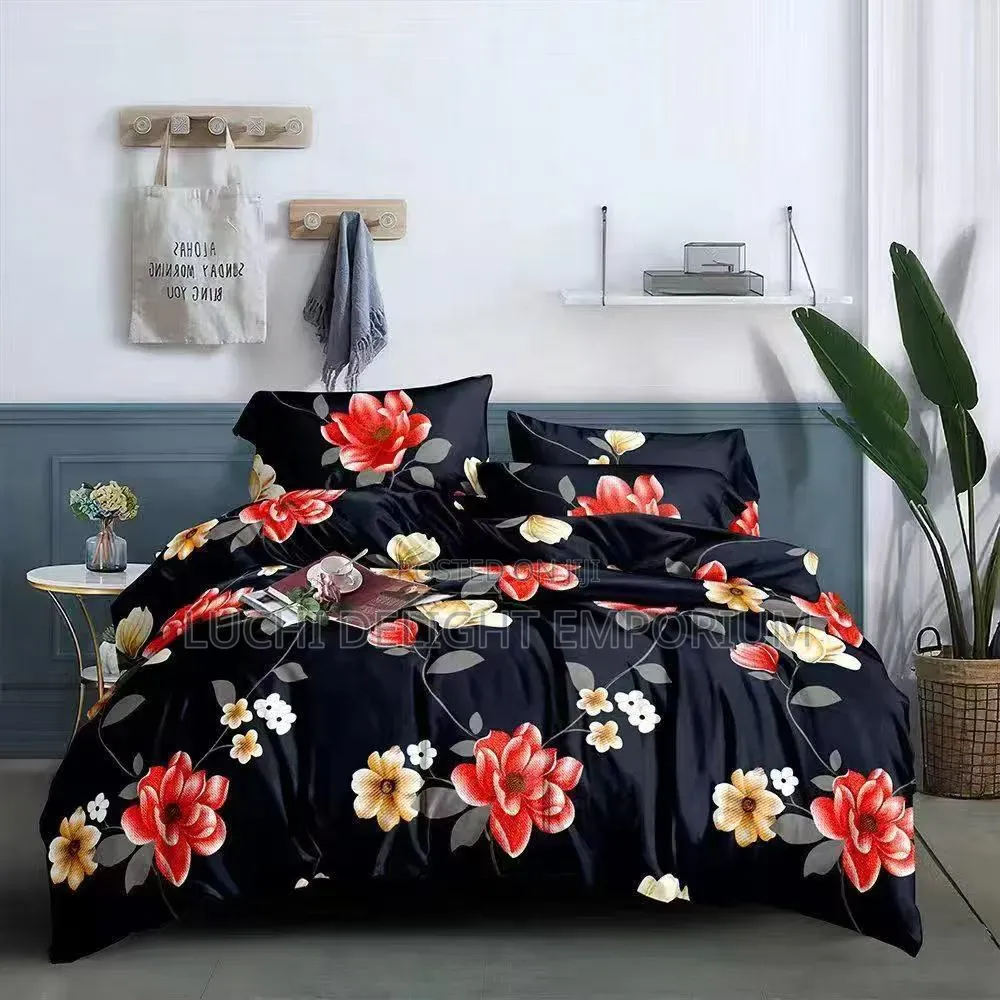 Spice Beautiful Bedsheets With 4 Pillowcase Set