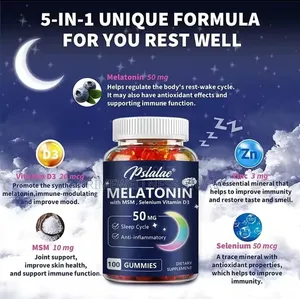 Melatonin With MSM +Zinc +Selenium +Vitamin D3 Gummies