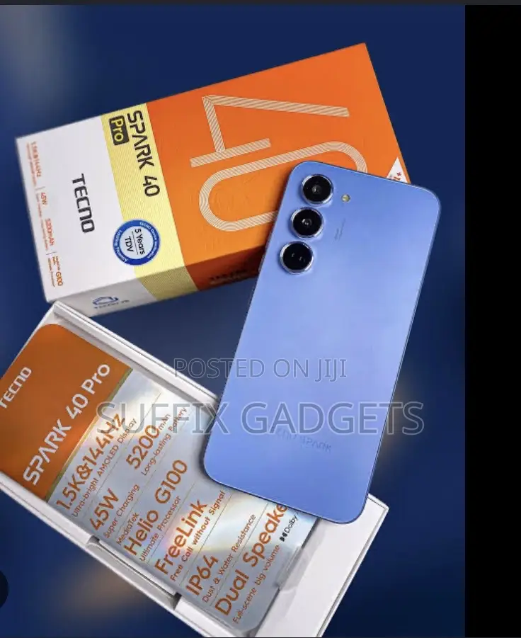 New Tecno Spark 40 Pro 128 GB