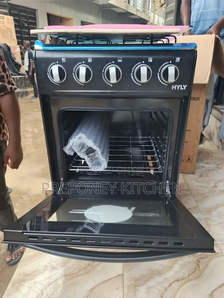 Hyly 4 Burner Standing Gas Cooker