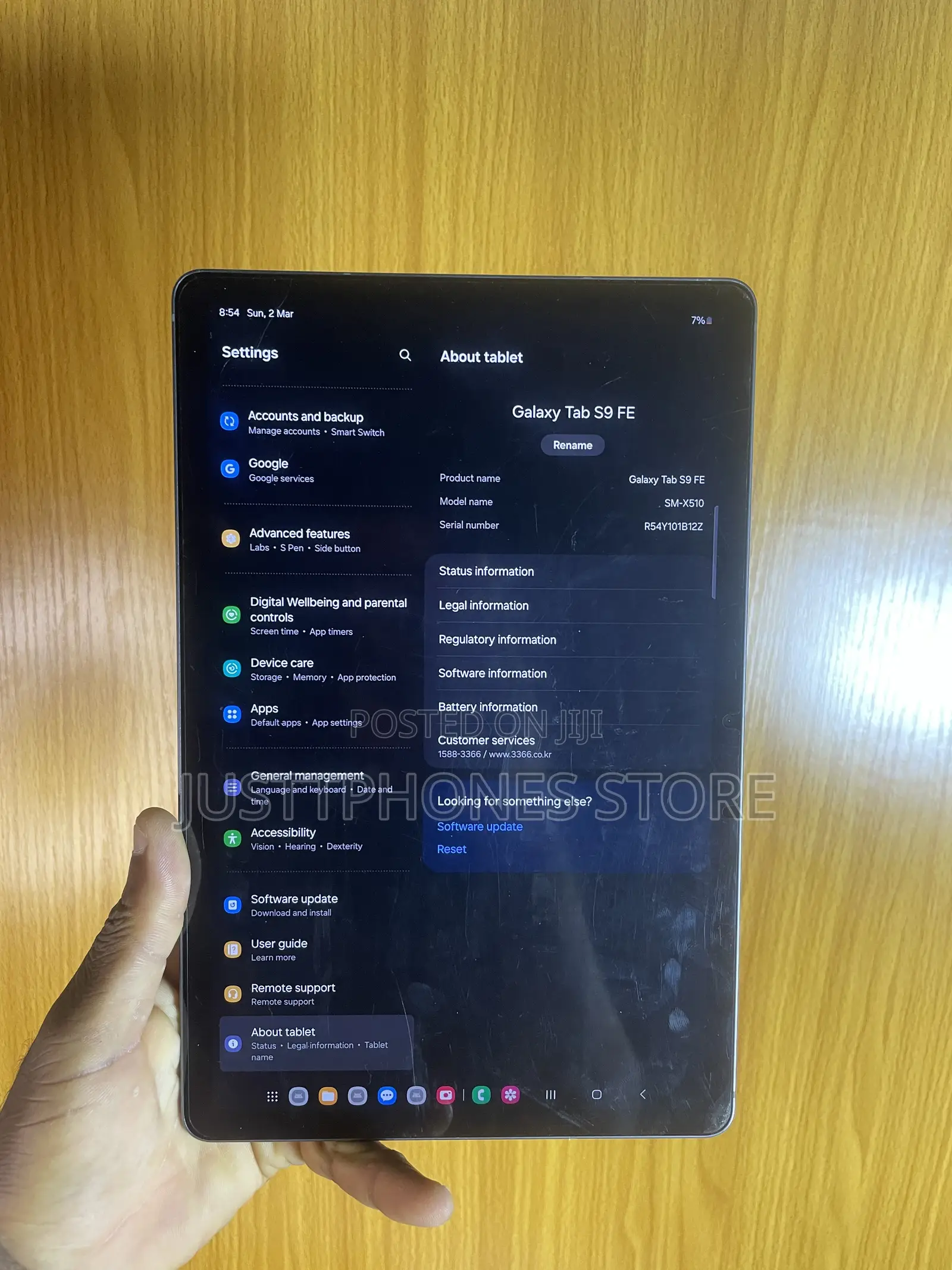Samsung Galaxy Tab S9 FE 128 GB Black