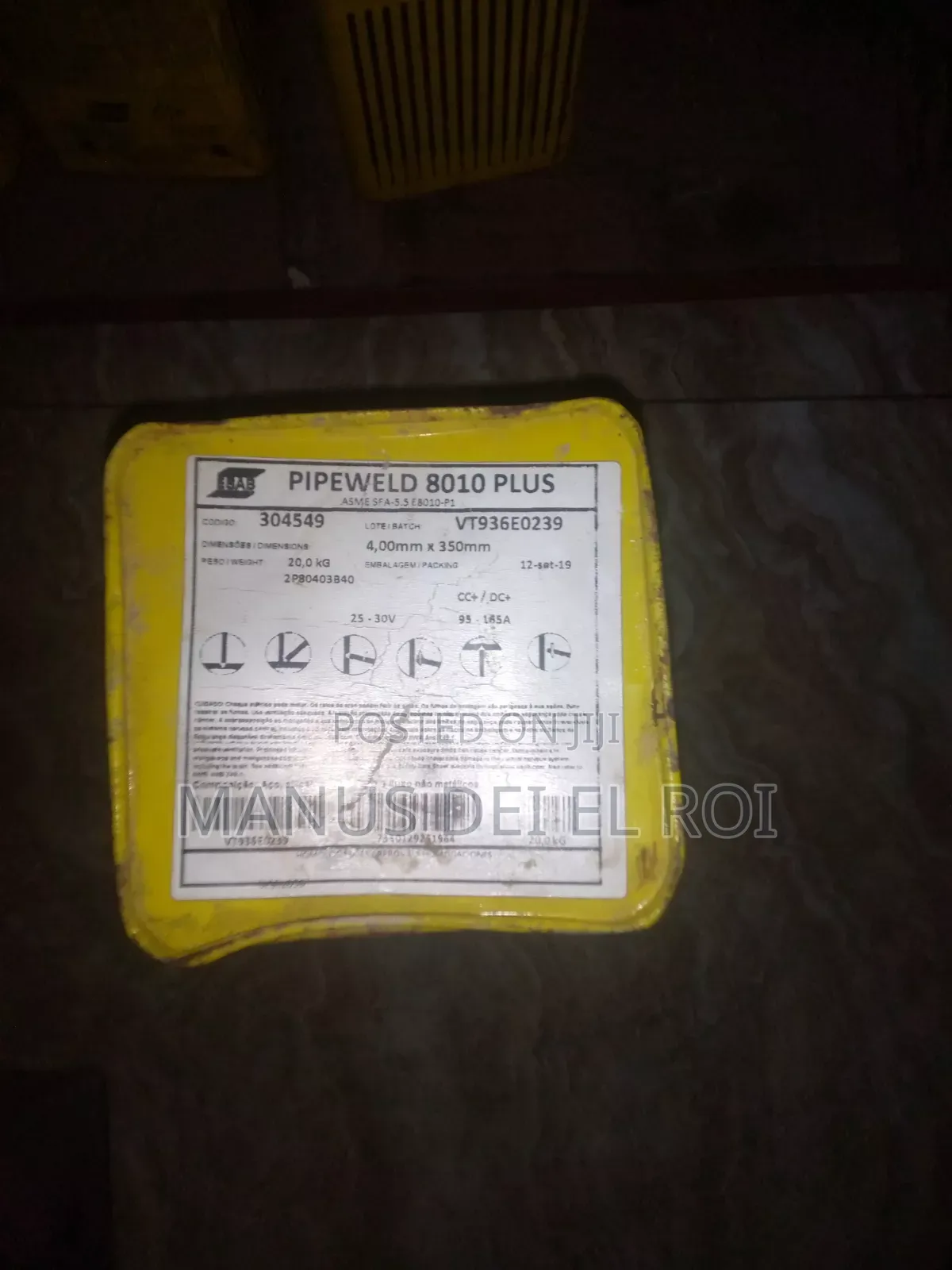 Esab E8010 Welding Electrodes
