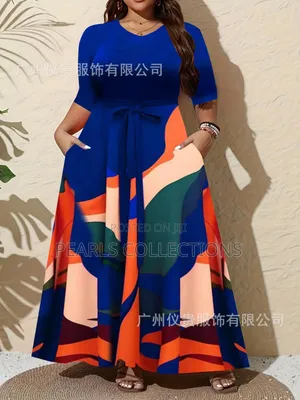 Size 4xl Flair Gown for a-Shaped Ladies