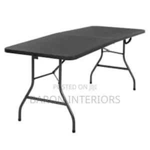 6ft Plastic Foldable Table - 6-8 Seater