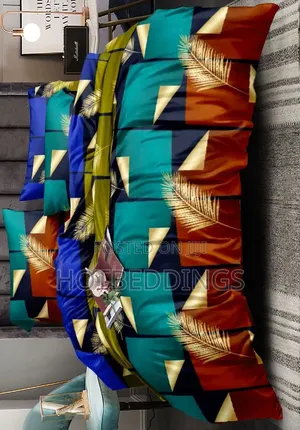 Homy Duvet, Bedsheet and 4 Pillow Covers