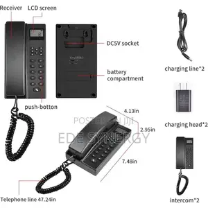 Display Type Wireless Intercom Residential/Commercial Application