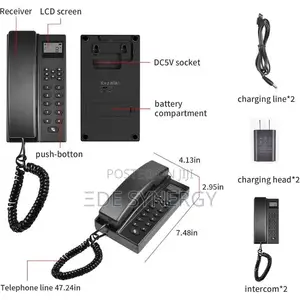 Display Type Wireless Intercom Residential/Commercial Application