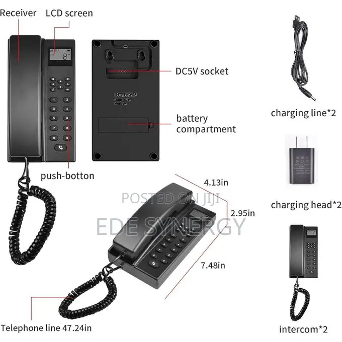 Display Type Wireless Intercom Residential/Commercial Application