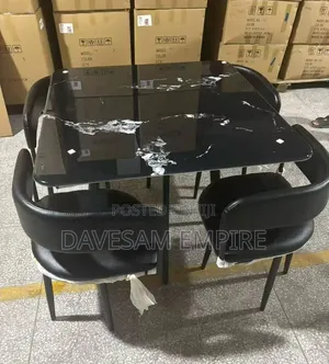 Beautiful, Strong Durable and Portable 4-Chair Dining Set.