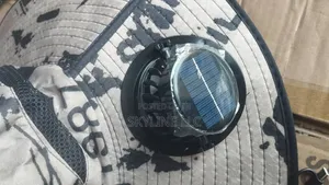 Solar Fan Hat (Camo Style)