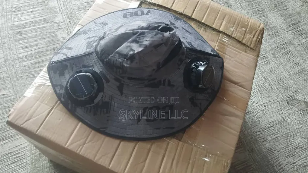 Solar Fan Hat (Camo Style)