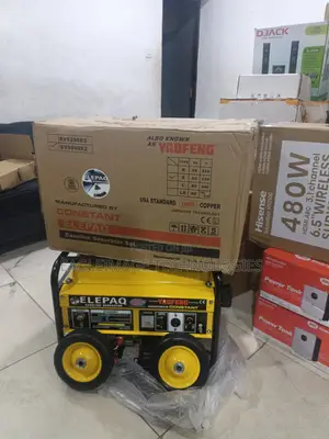 Elepaq Gasoline Generator Sv6800e2: 100% Copper Alternator for Offices