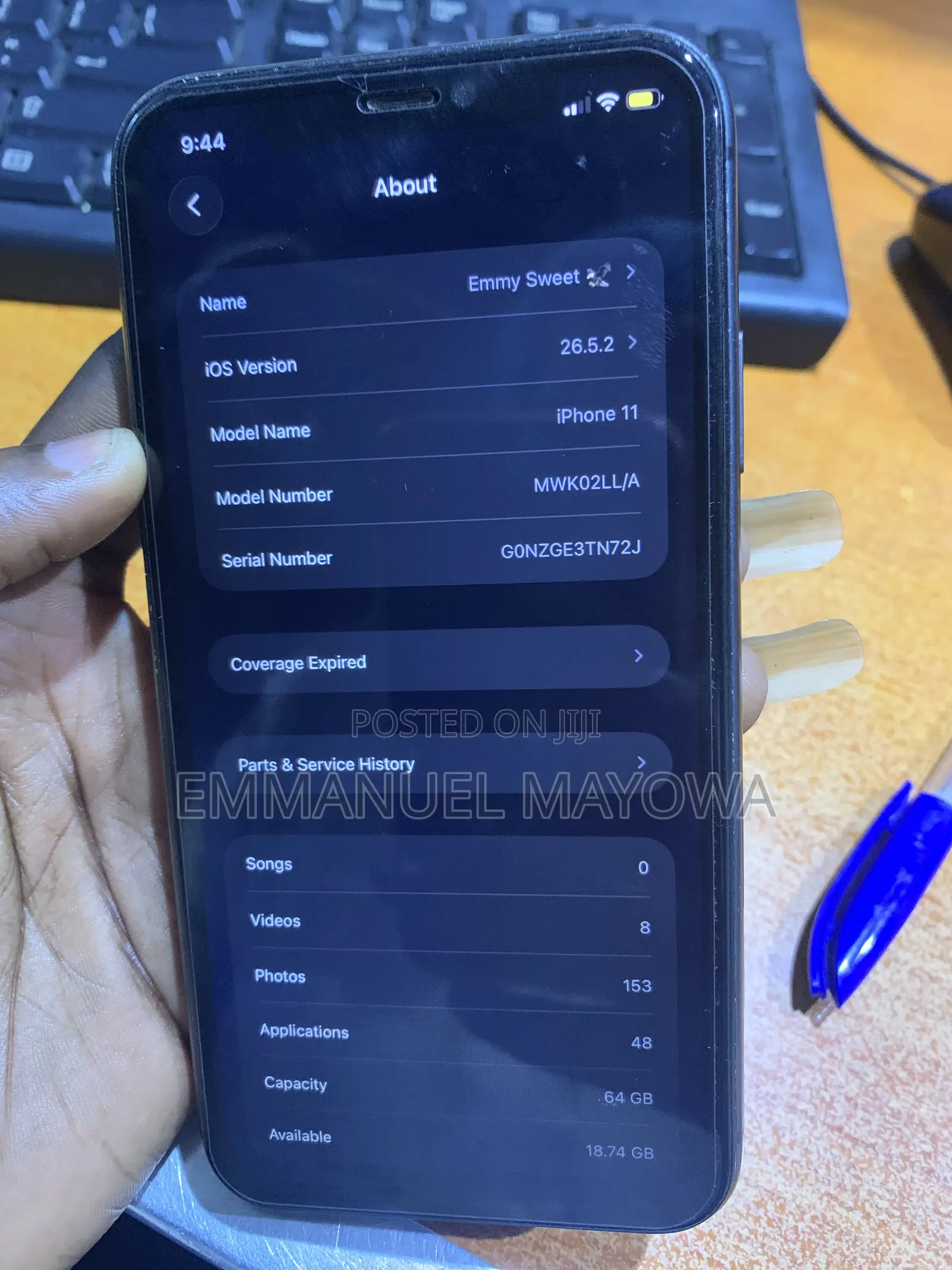 New Apple iPhone 11 64 GB Black