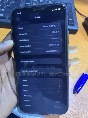 New Apple iPhone 11 64 GB Black