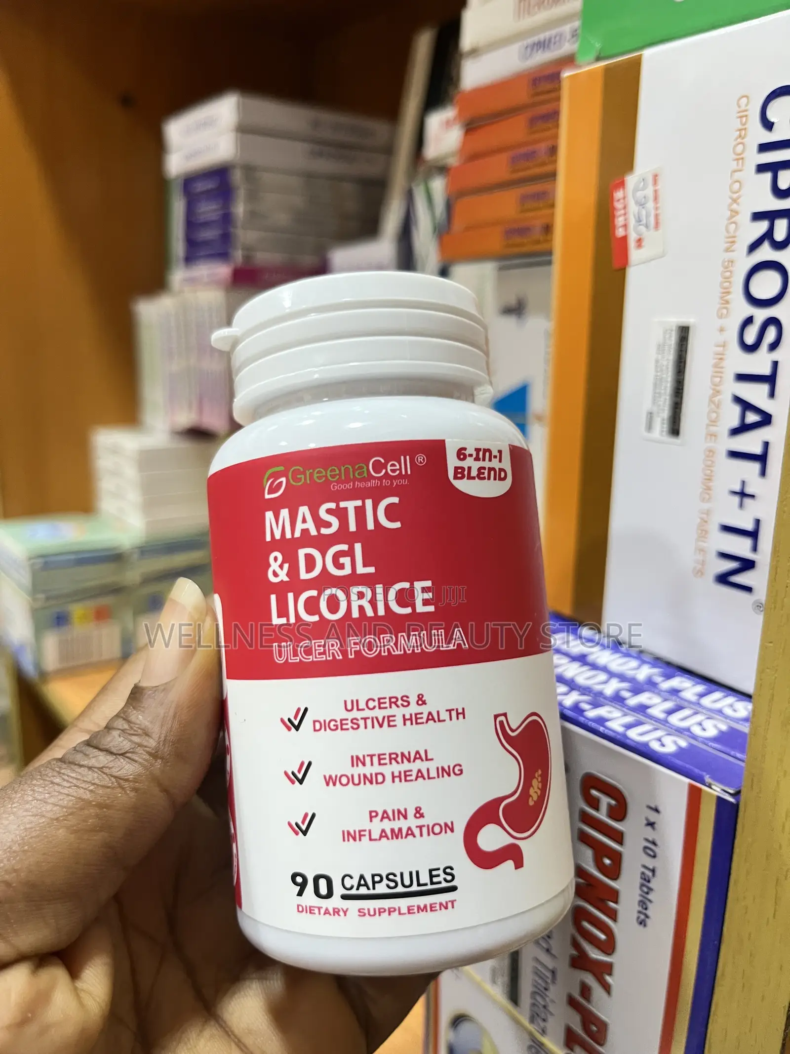 Green Cell Mustic Gum and DGL Licorice / Ulcer Formula