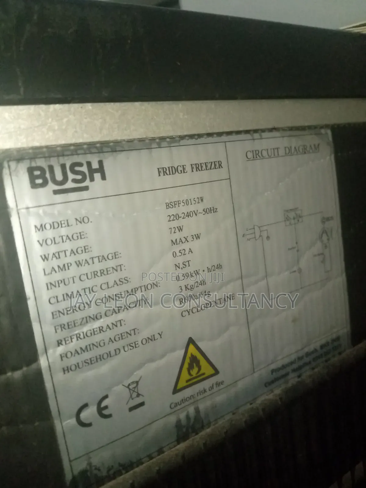177liters Standing Fridge for Sale