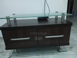 Modern Glass Top Tv Console