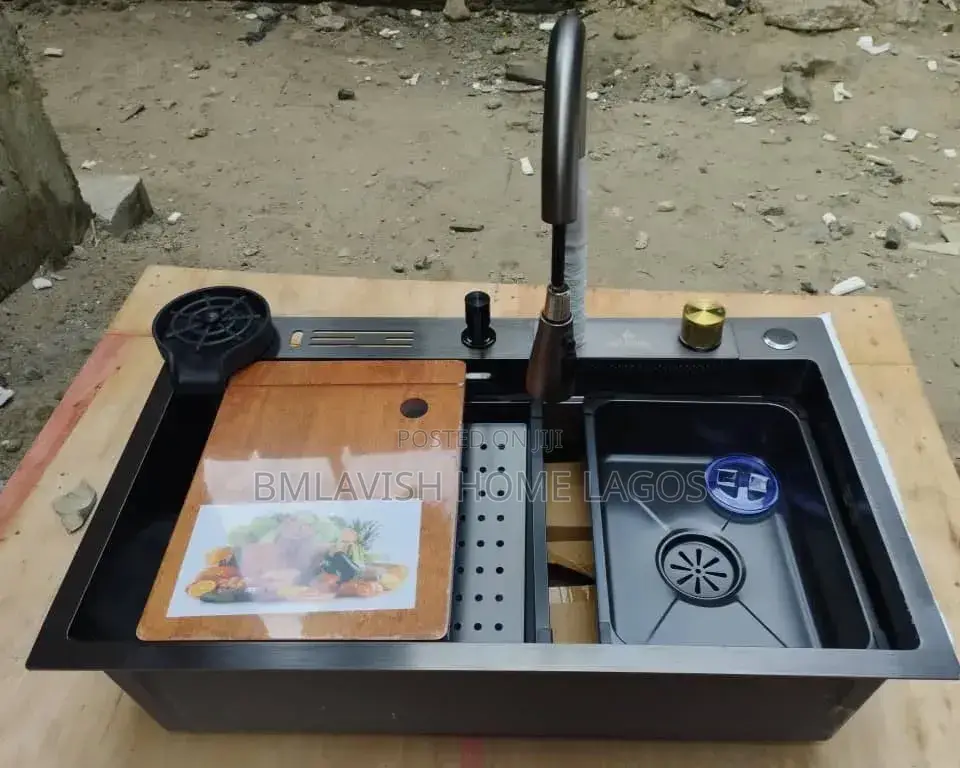 Original Hand Made Black Special Kitchen Sink