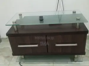 Modern Glass Top Tv Console